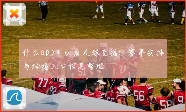 什么app可以看足球直播：赛事安排与转播入口信息整理